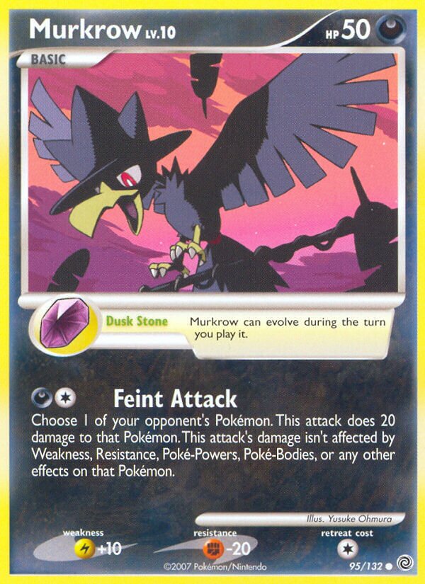 Murkrow 095/132 — Secret Wonders (English Pokémon TCG card)