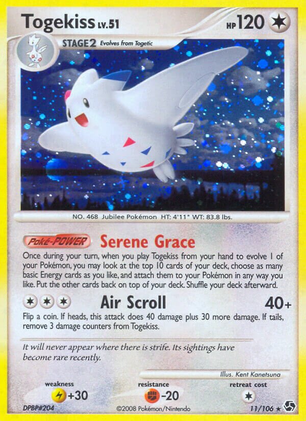 Togekiss 011/106 — Great Encounters (English Pokémon TCG card)
