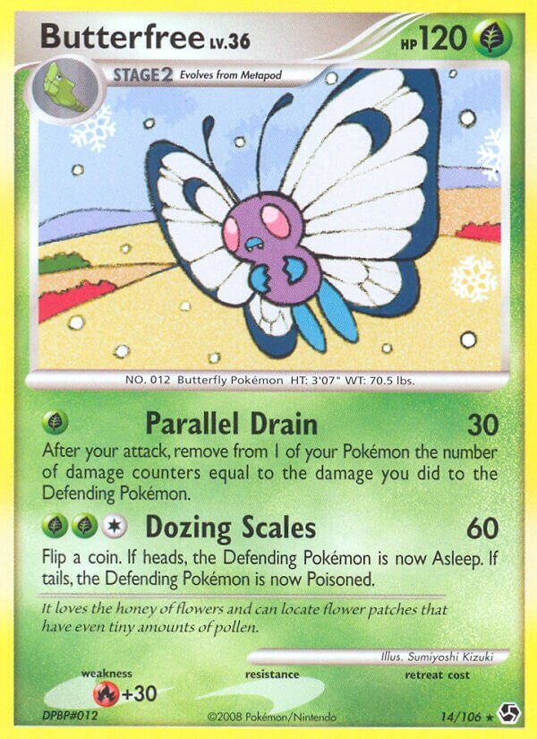 Butterfree 014/106 — Great Encounters (English Pokémon TCG card)