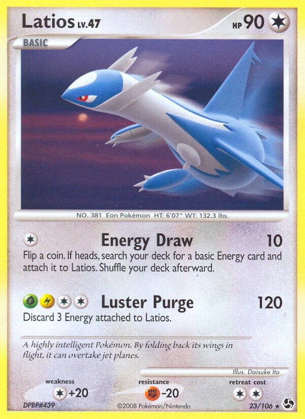 Latios 023/106 — Great Encounters (English Pokémon TCG card)