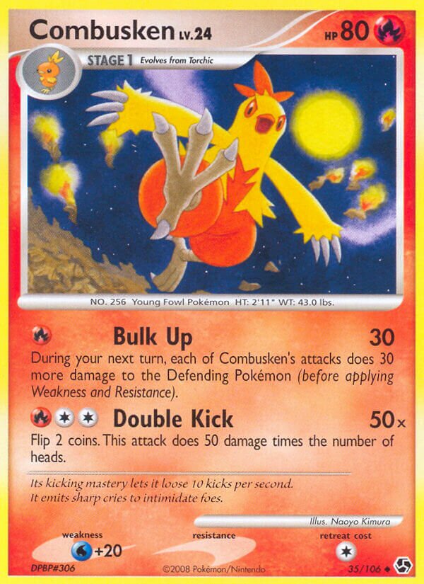 Combusken 035/106 — Great Encounters (English Pokémon TCG card)