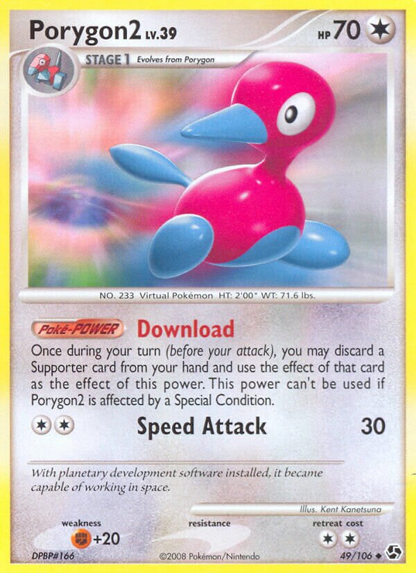 Porygon2 049/106 — Great Encounters (English Pokémon TCG card)