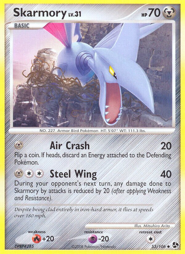 Skarmory 053/106 — Great Encounters (English Pokémon TCG card)