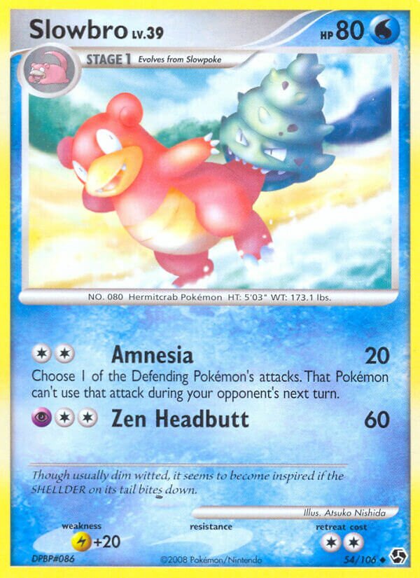 Slowbro 054/106 — Great Encounters (English Pokémon TCG card)