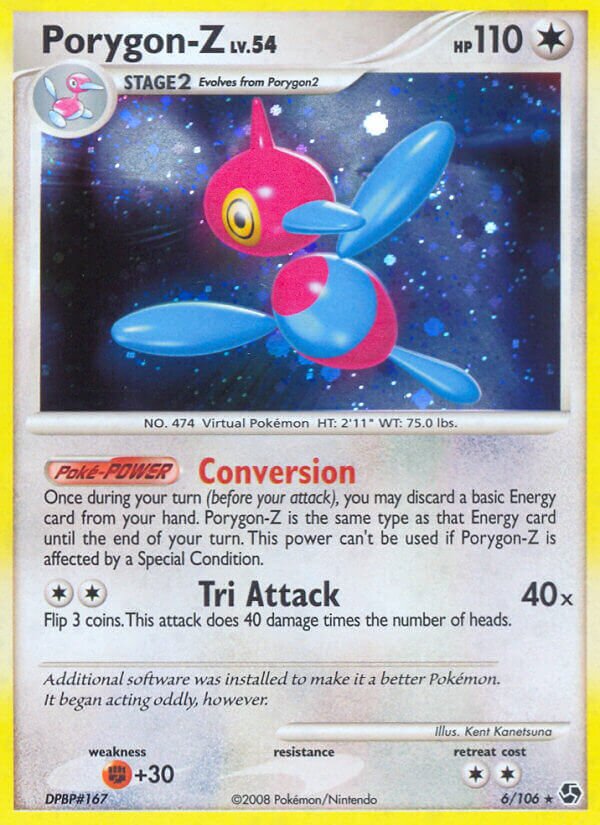 Porygon-Z 006/106 — Great Encounters (English Pokémon TCG card)
