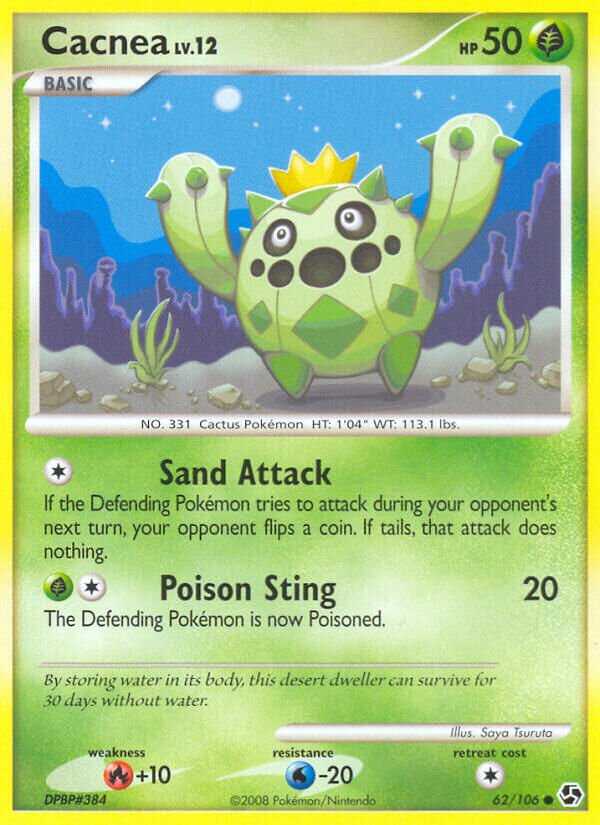 Cacnea 062/106 — Great Encounters (English Pokémon TCG card)