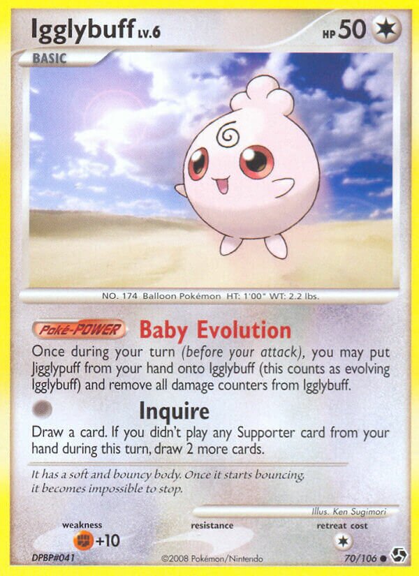 Igglybuff 070/106 — Great Encounters (English Pokémon TCG card)