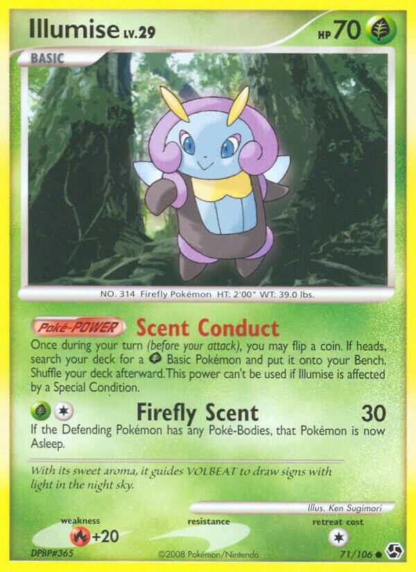Illumise 071/106 — Great Encounters (English Pokémon TCG card)