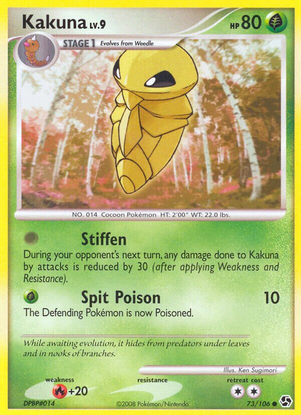 Kakuna 073/106 — Great Encounters (English Pokémon TCG card)
