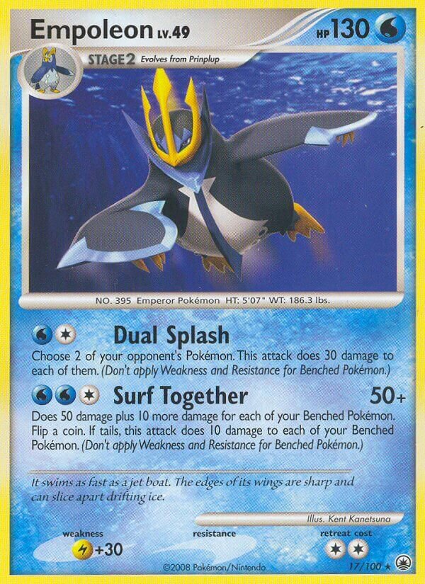 Empoleon 017/100 — Majestic Dawn (English Pokémon TCG card)