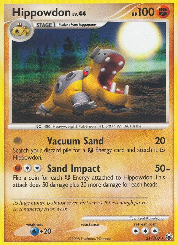 Hippowdon 021/100 — Majestic Dawn (English Pokémon TCG card)