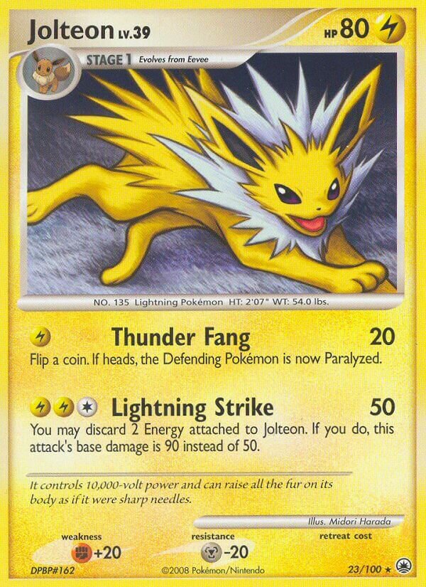 Jolteon 023/100 — Majestic Dawn (English Pokémon TCG card)