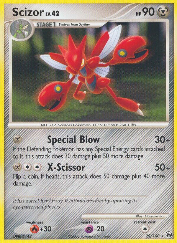 Scizor 029/100 — Majestic Dawn (English Pokémon TCG card)