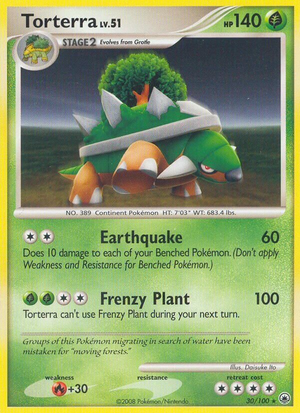 Torterra 030/100 — Majestic Dawn (English Pokémon TCG card)