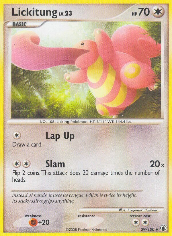 Lickitung 039/100 — Majestic Dawn (English Pokémon TCG card)