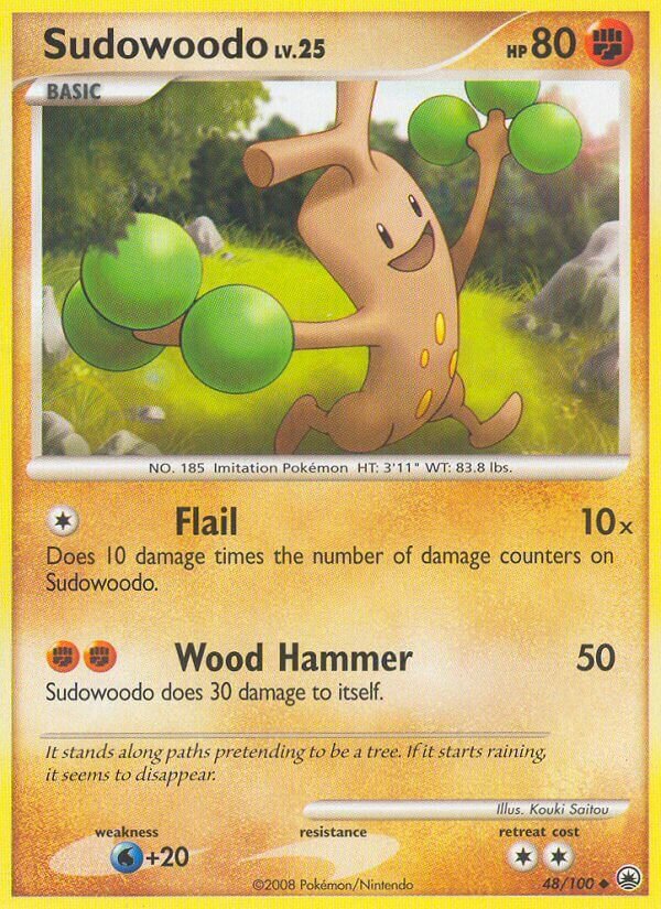 Sudowoodo 048/100 — Majestic Dawn (English Pokémon TCG card)