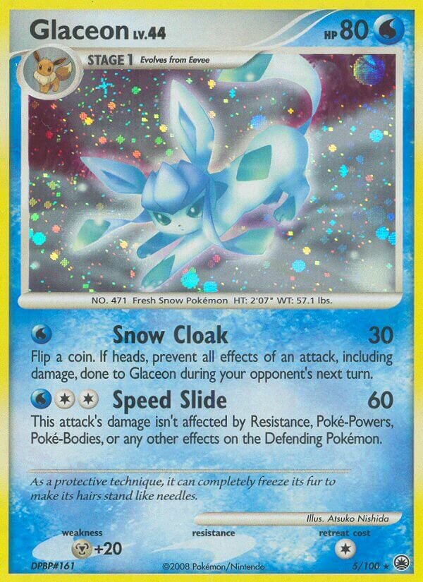Glaceon 005/100 — Majestic Dawn (English Pokémon TCG card)