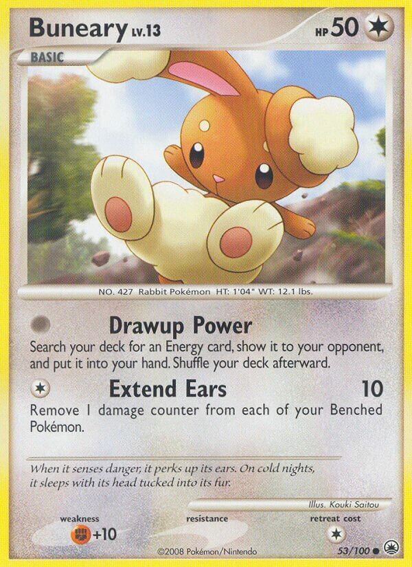Buneary 053/100 — Majestic Dawn (English Pokémon TCG card)