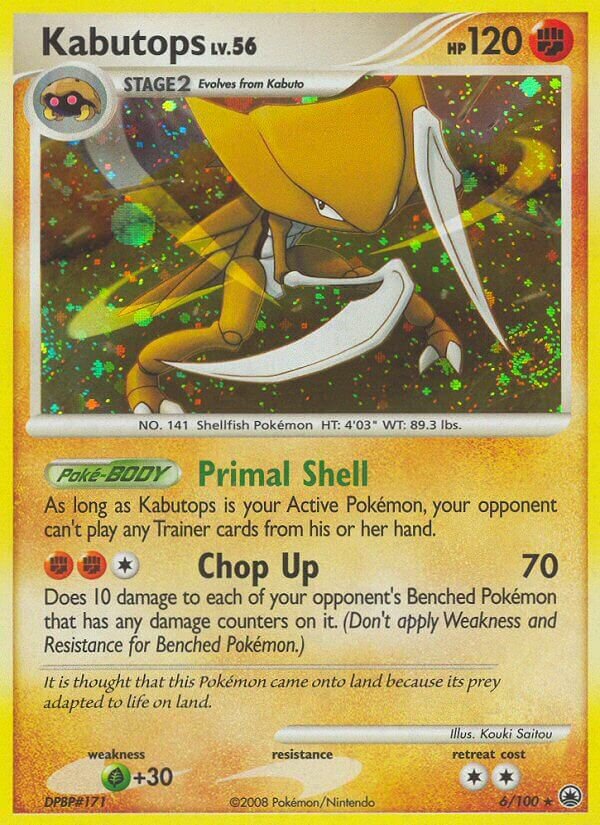 Kabutops 006/100 — Majestic Dawn (English Pokémon TCG card)