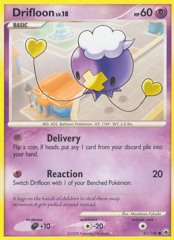 Drifloon 061/100 — Majestic Dawn (English Pokémon TCG card)