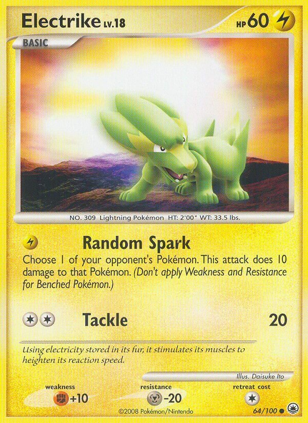 Electrike 064/100 — Majestic Dawn (English Pokémon TCG card)
