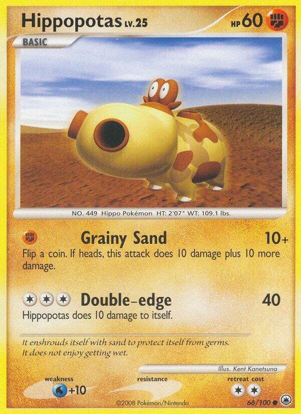 Hippopotas 066/100 — Majestic Dawn (English Pokémon TCG card)