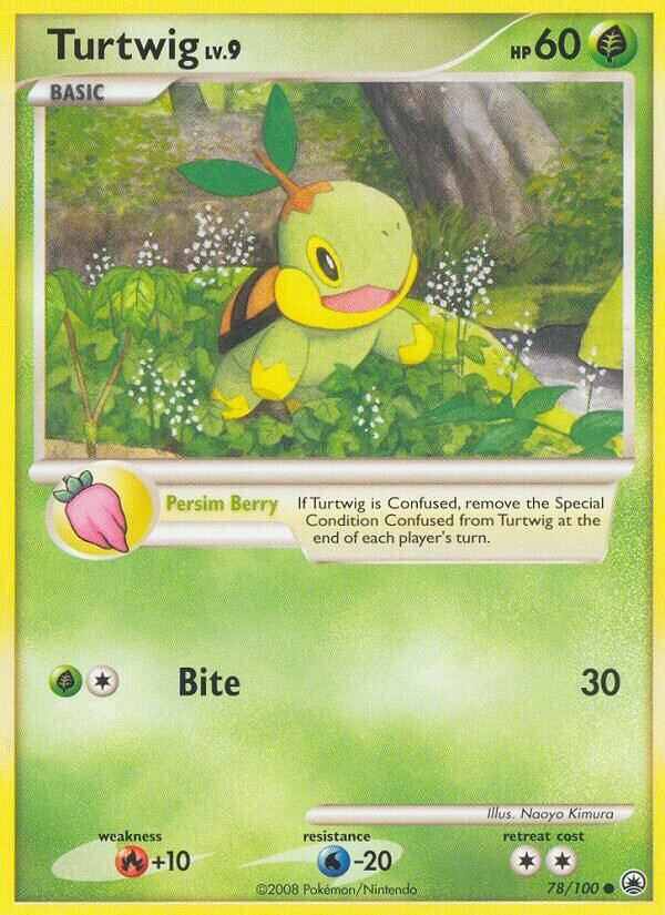 Turtwig 078/100 — Majestic Dawn (English Pokémon TCG card)