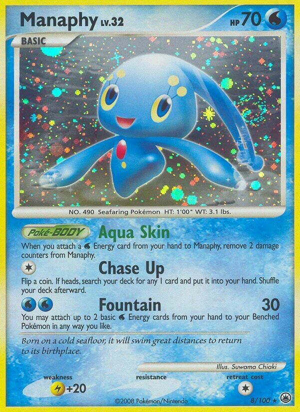 Manaphy 008/100 — Majestic Dawn (English Pokémon TCG card)