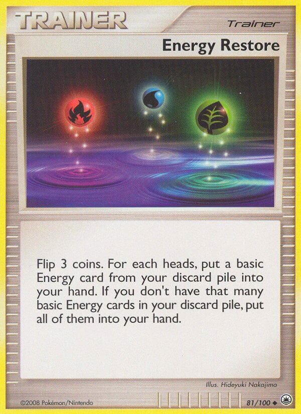 Energy Restore 081/100 — Majestic Dawn (English Pokémon TCG card)