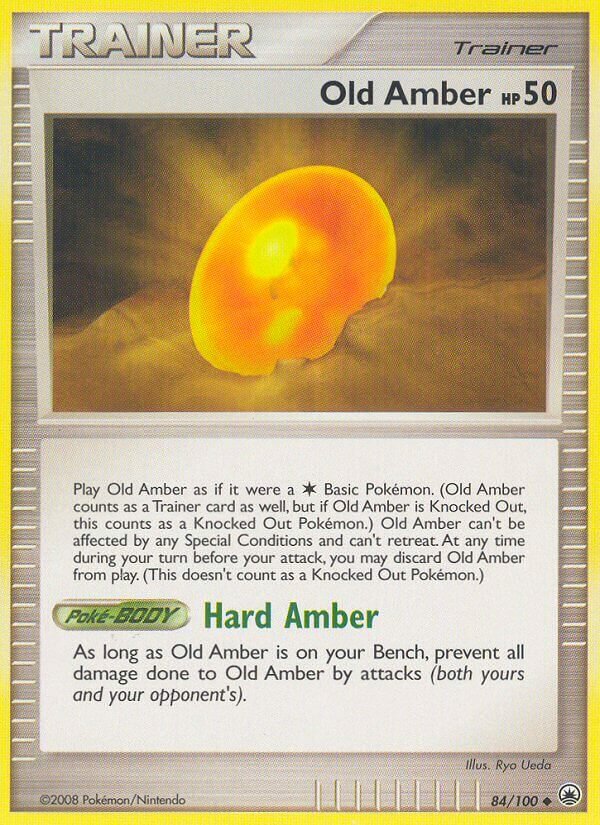 Old Amber 084/100 — Majestic Dawn (English Pokémon TCG card)