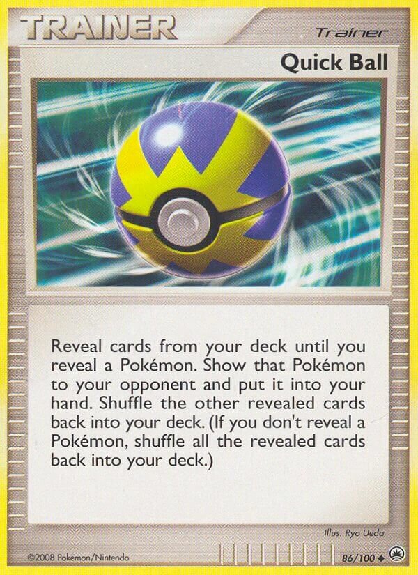 Quick Ball 086/100 — Majestic Dawn (English Pokémon TCG card)