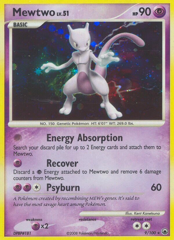 Mewtwo 009/100 — Majestic Dawn (English Pokémon TCG card)