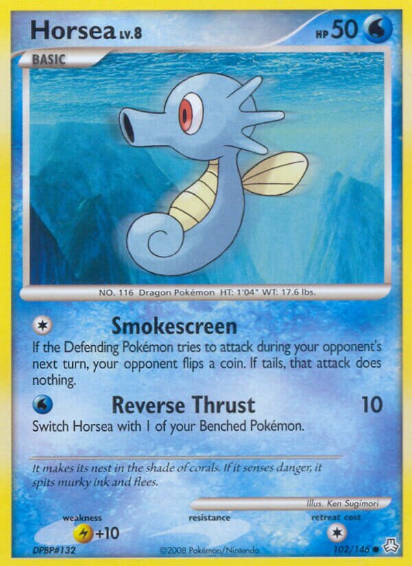 Horsea 102/146 — Legends Awakened (English Pokémon TCG card)
