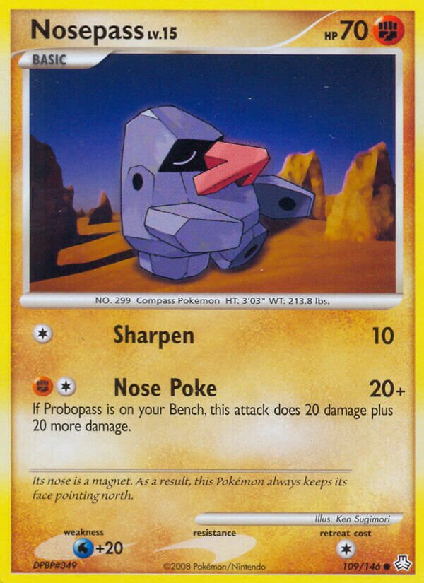 Nosepass 109/146 — Legends Awakened (English Pokémon TCG card)