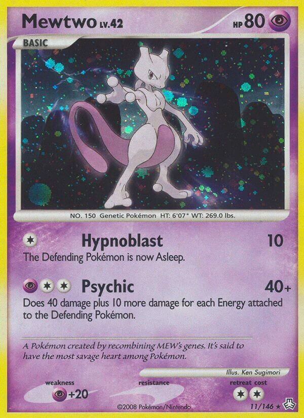 Mewtwo 011/146 — Legends Awakened (English Pokémon TCG card)