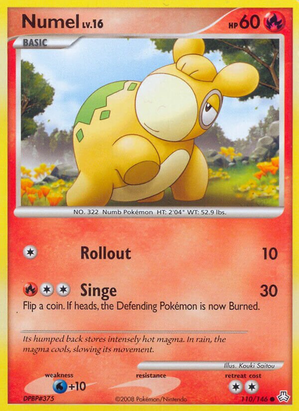 Numel 110/146 — Legends Awakened (English Pokémon TCG card)