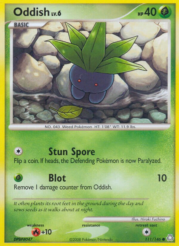 Oddish 111/146 — Legends Awakened (English Pokémon TCG card)