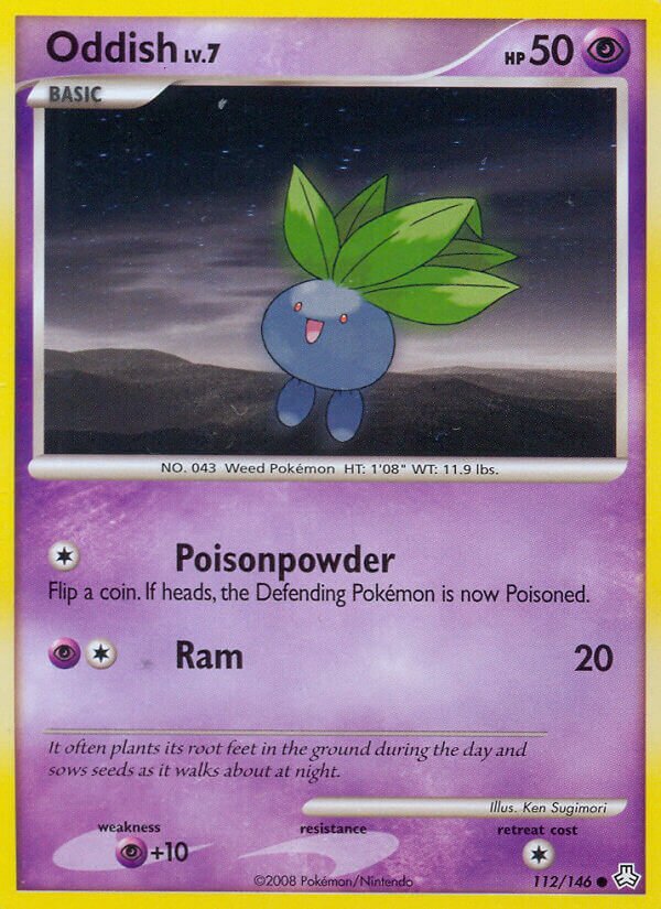 Oddish 112/146 — Legends Awakened (English Pokémon TCG card)