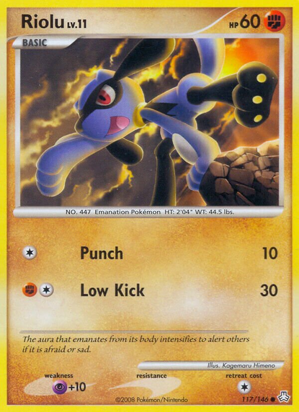Riolu 117/146 — Legends Awakened (English Pokémon TCG card)