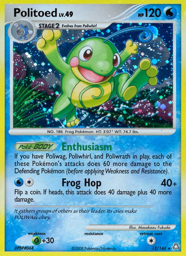 Politoed 012/146 — Legends Awakened (English Pokémon TCG card)