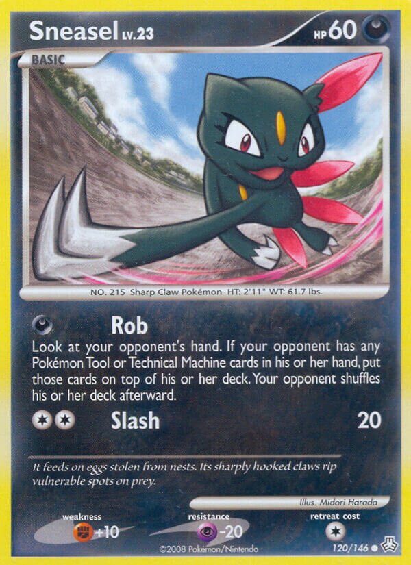 Sneasel 120/146 — Legends Awakened (English Pokémon TCG card)