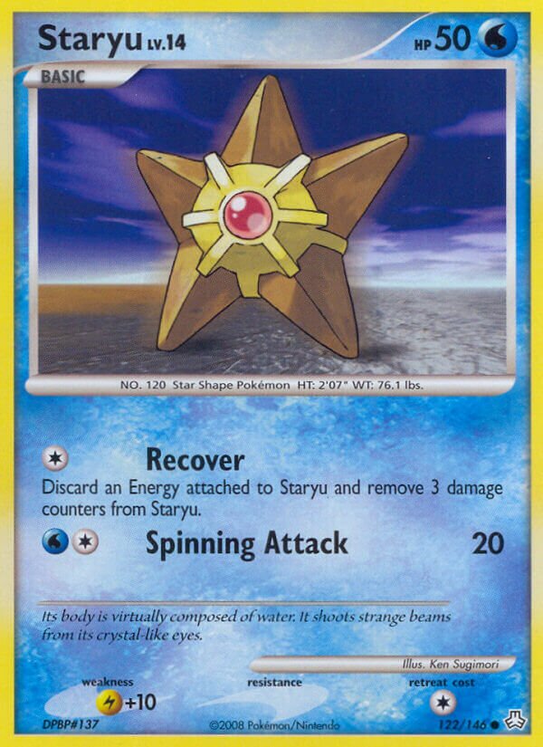 Staryu 122/146 — Legends Awakened (English Pokémon TCG card)