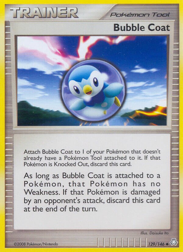 Bubble Coat 129/146 — Legends Awakened (English Pokémon TCG card)
