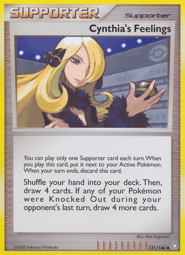 Cynthia's Feelings 131/146 — Legends Awakened (English Pokémon TCG card)