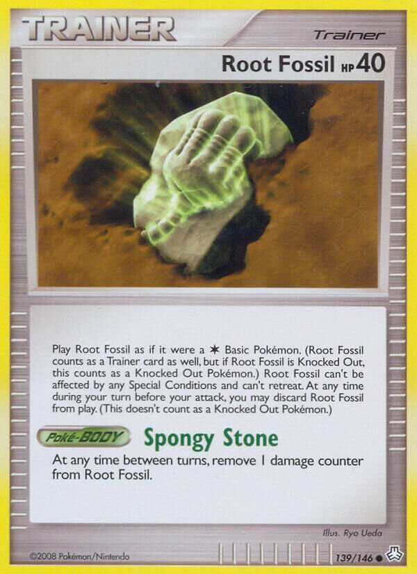 Root Fossil 139/146 — Legends Awakened (English Pokémon TCG card)