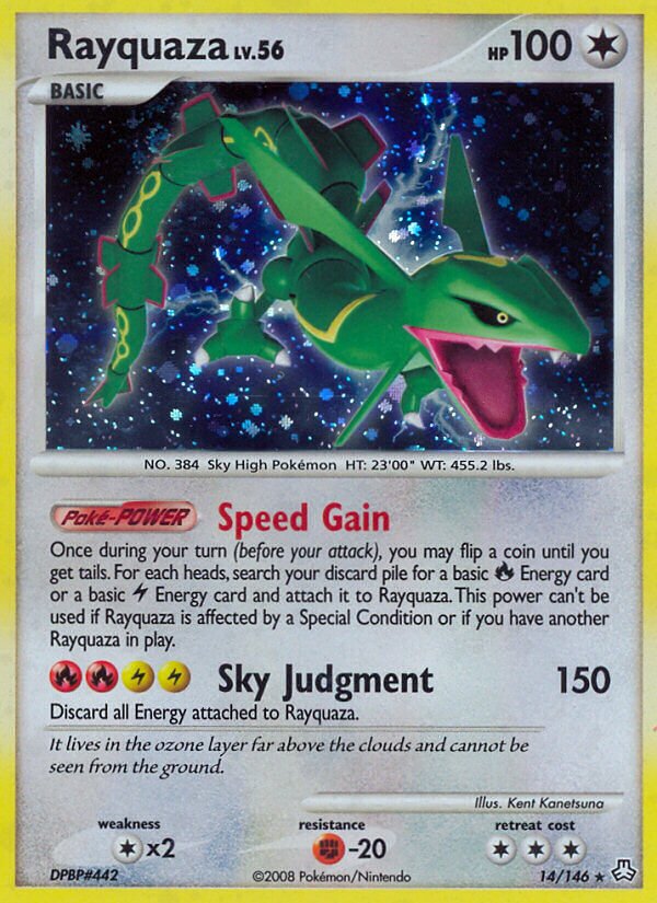 Rayquaza 014/146 — Legends Awakened (English Pokémon TCG card)