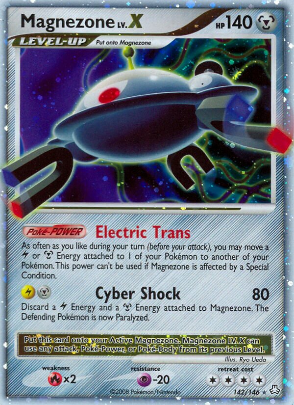 Magnezone LV.X 142/146 — Legends Awakened (English Pokémon TCG card)