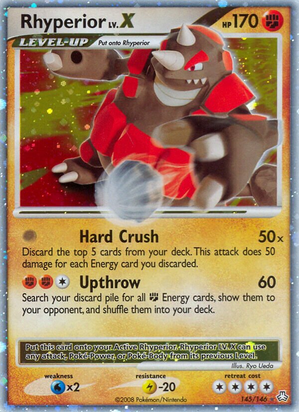 Rhyperior LV.X 145/146 — Legends Awakened (English Pokémon TCG card)