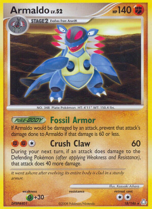 Armaldo 018/146 — Legends Awakened (English Pokémon TCG card)