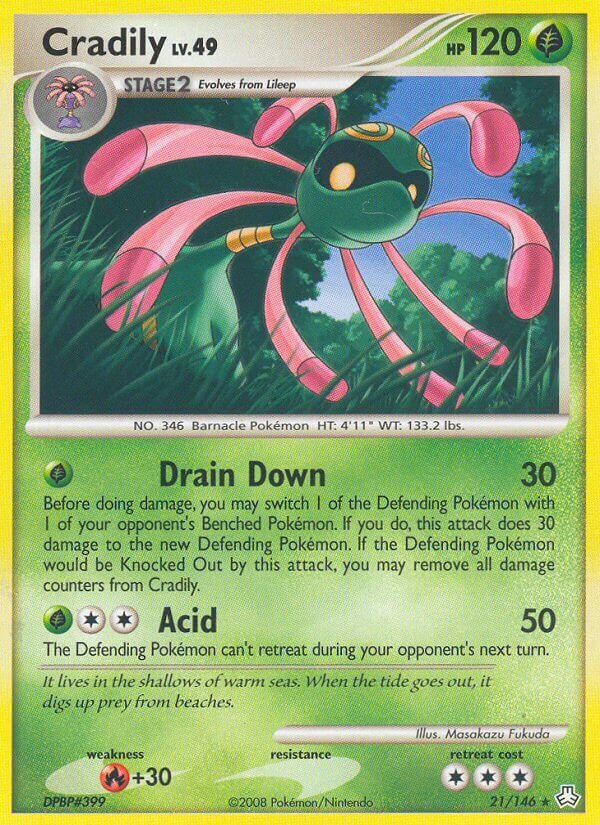 Cradily 021/146 — Legends Awakened (English Pokémon TCG card)